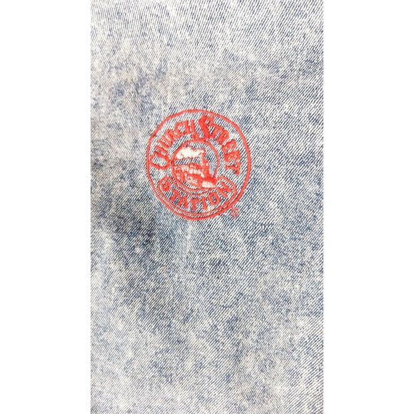 Vintage kids childrens acid wash cotton jean denim jacket large - Picture 2 of 3